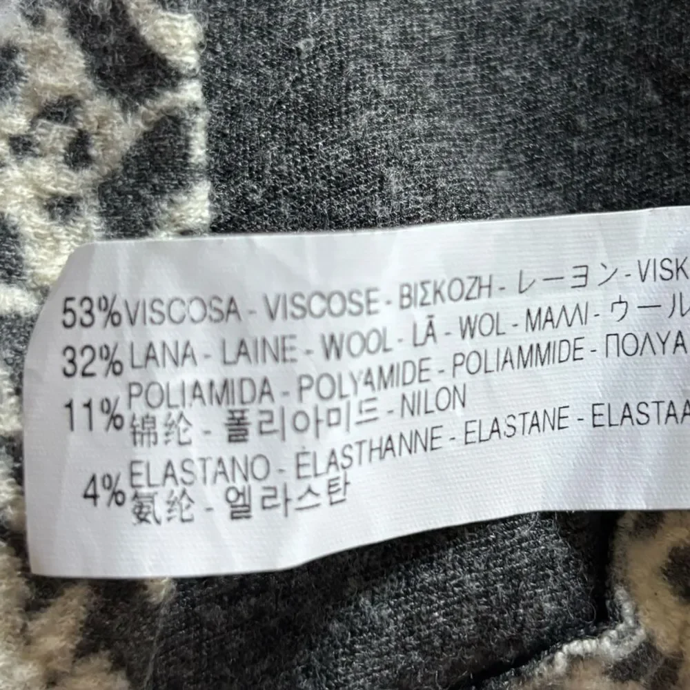 Zara Woman Dress Wool Blend Long Sleeve Womens Size XS‎